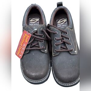 8 Skechers Parties Dark Brown Women's Loafers